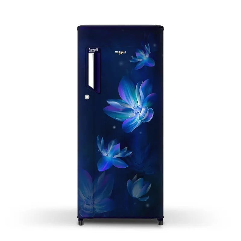 Whirlpool 192L 3 Star Icemagic Powercool Refrigerator, Sapphire Flower