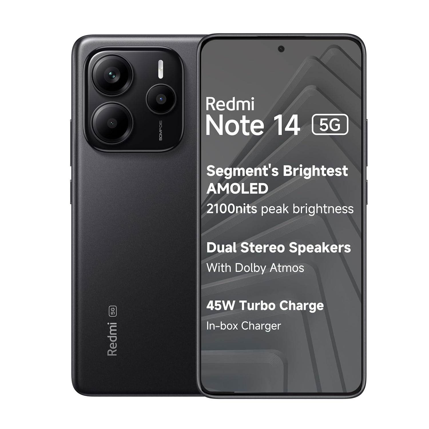 スマートフォン本体 Xiaomi Redmi Note 14 6GB/128GB .Black Redmi Note 14 5G 6GB + 128GB (Titan Black)