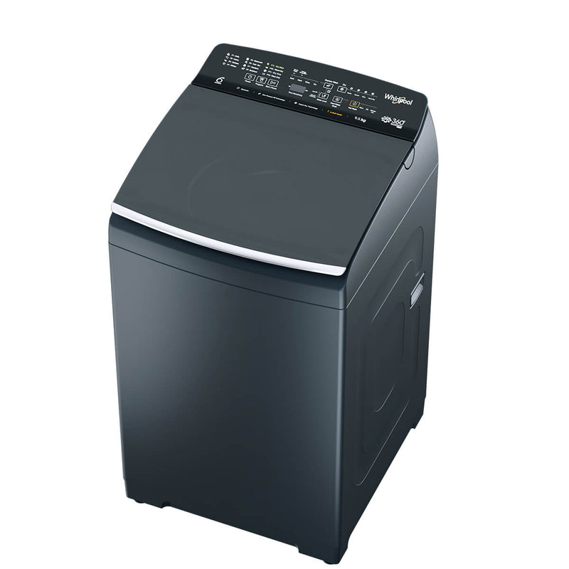 Whirlpool 9 Kg 360 Bloomwash Pro H 9.0 Midnight Grey With In-Built Heater Fully Automatic Top Loading Washing Machine ( 31602 )