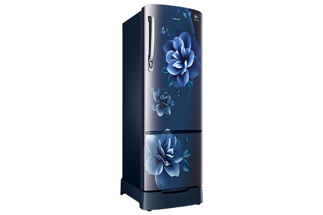 Samsung 246L 3 Star Inverter Direct-Cool Single Door Refrigerator (RR26C3893CU-HL,Camellia Blue)