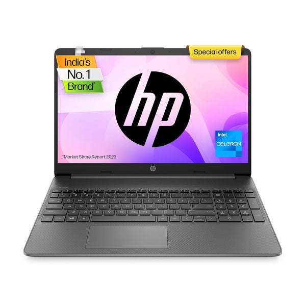 HP Laptop 15, Intel Celeron N4500, 15.6-inch (39.6 cm) HD, Micro-Edge, 8GB DDR4, 512GB SSD, Intel UHD Graphics, Dual Speakers, (Win 11, MSO 2021, Jet Black, 1.69 kg), 15s-fq3066TU