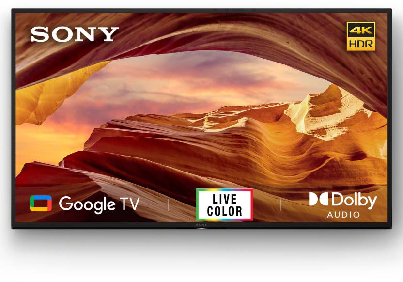 Sony Bravia 108 cm (43 inches) 4K Ultra HD Smart LED Google TV KD-43X74K  (Black) : : Electronics