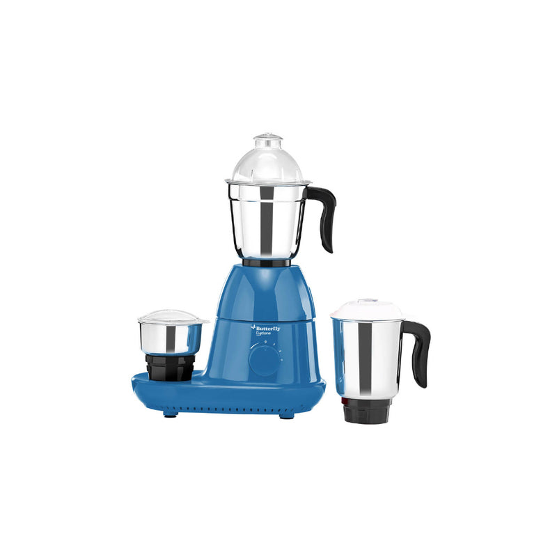 Butterfly Cyclone Mixer Grinder, 750W, 3 Jars (Red, Blue)