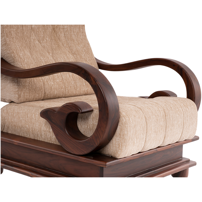 Elite Rose Wood Meanval 3+1+1 Seater Sofa (ST-MEANVAL SOFA 3+1+1)