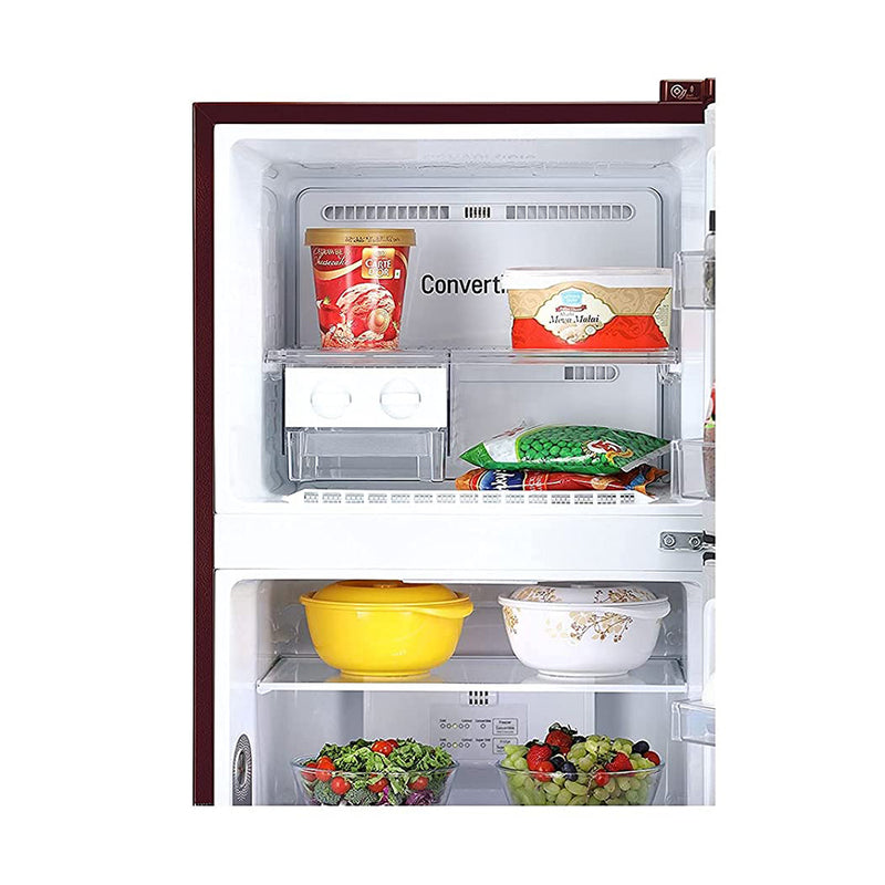 LG 260 L 2 Star Frost Free Double Door Refrigerator (S292RSCY)