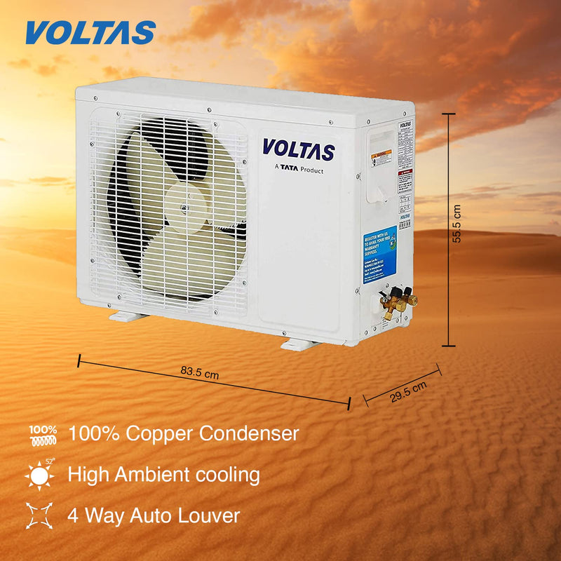 Voltas 1.5 Ton 3 Star Inverter Split AC (Copper VOLTAS SAC 183V VECTRA PRIME White)