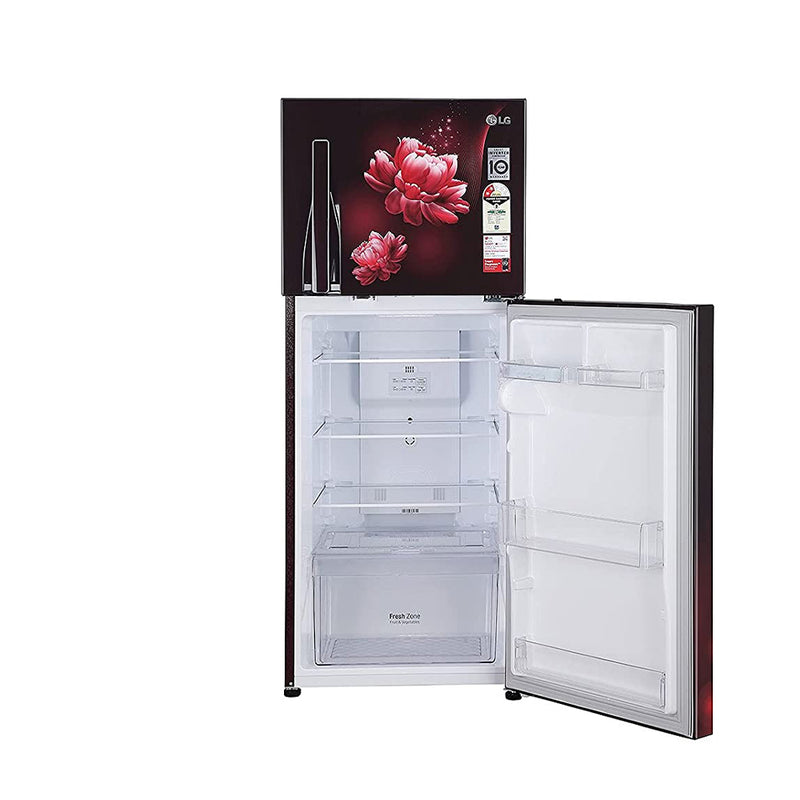 LG 260 L 2 Star Frost Free Double Door Refrigerator (S292RSCY)