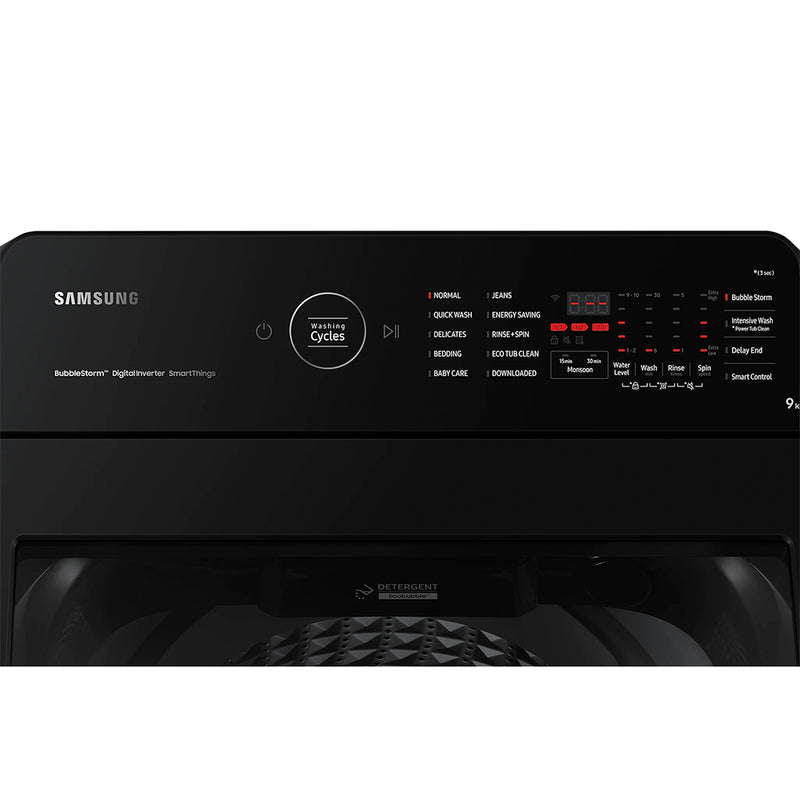 Samsung 8.0 kg, 5 Star Ecobubble™ Top Load Washing Machine with Wi-Fi Connectivity, (WA80BG4542BDTL) Grey