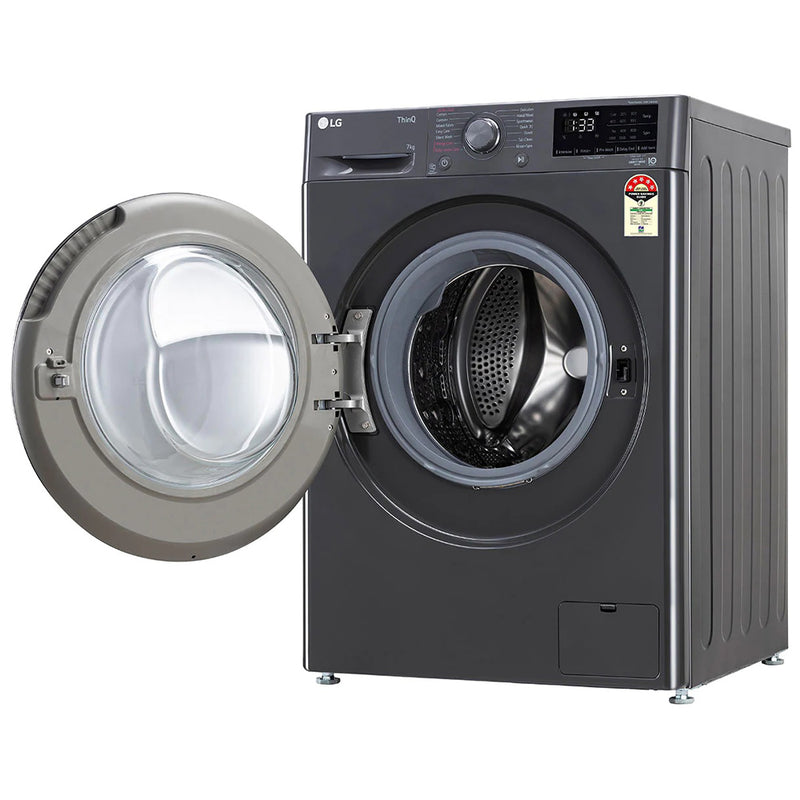 LG 7.0 kg, Front Load Washing Machine with AI Direct Drive™ Washer with Steam™ and ThinQ (FHV1207Z4M.ABMQEIL)