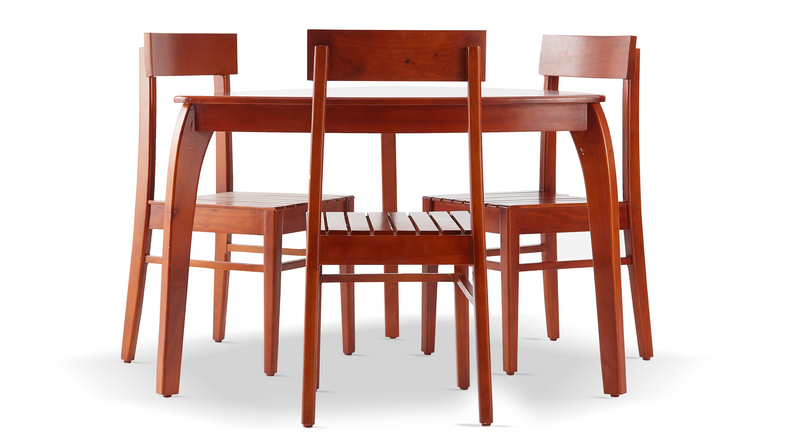 Goodwood Triangle dining 1+3 (BE-118 DINING TABLE,BE-542 CHAIR)