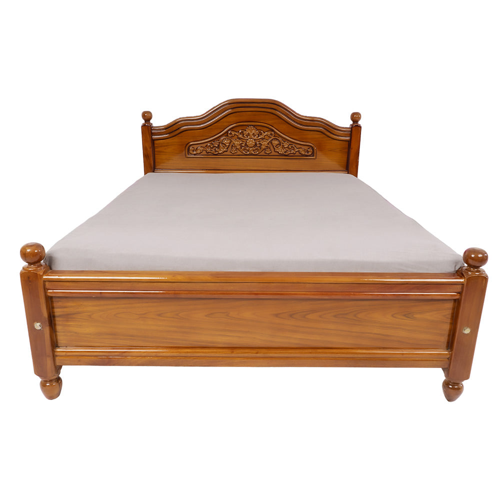 Heritage Rani Queen size 5 + 6.25 Teakwood cot (TI-RANI COT 5+6.25)