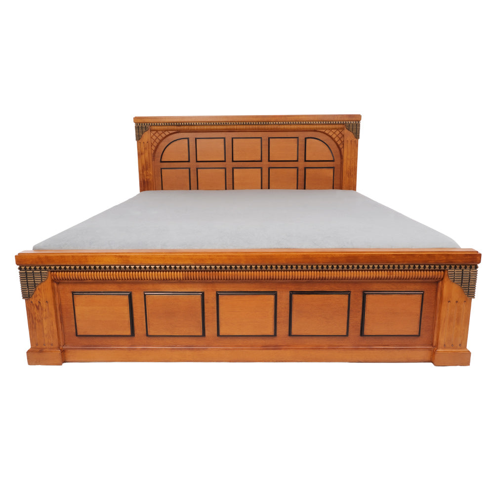 Moderno SKC 301 K King Size 6 + 6.50 European teak cot (SK-SKC 301 COT