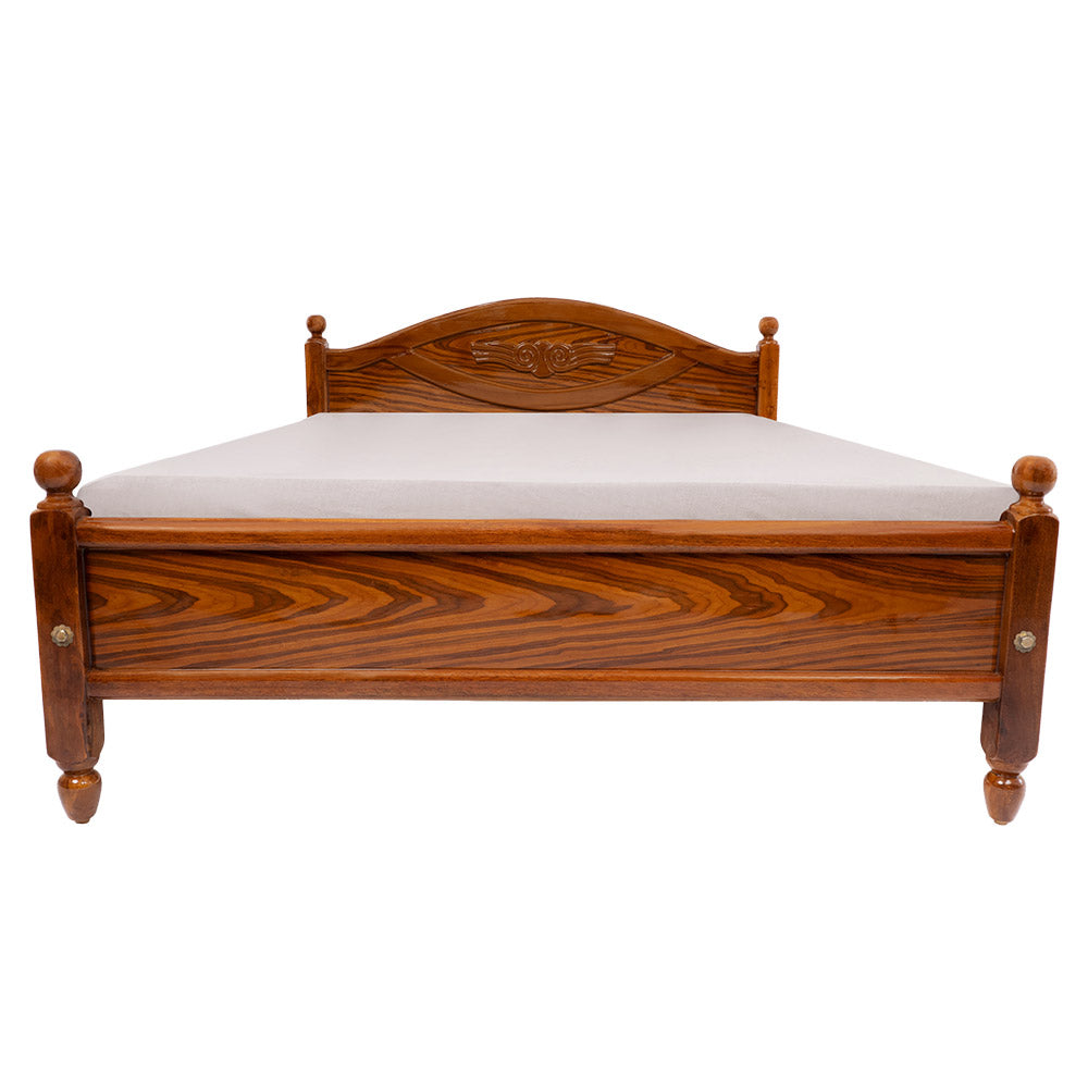 Heritage Rex Queen size Teakwood cot (TI-REX COT