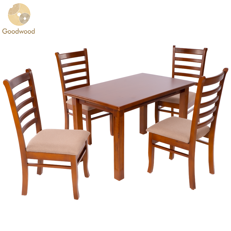 Goodwood JK-Rectangle 4 Seater Dining Table Set