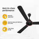 Atomberg Erica Meta Ceiling Fan 1200mm Matt Black (FG0812)