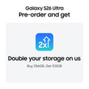 Samsung Galaxy S26 Ultra 5G | 12GB+512GB | Silver Shadow
