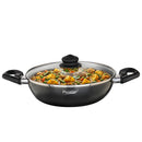 Prestige Omega Deluxe Granite Kadai  3.25 L - Black