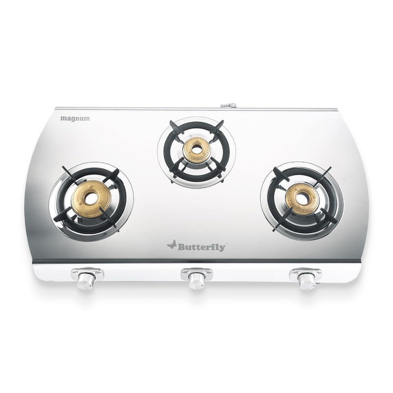 Butterfly Magnum Stainless Steel Lpg Stove, 3B