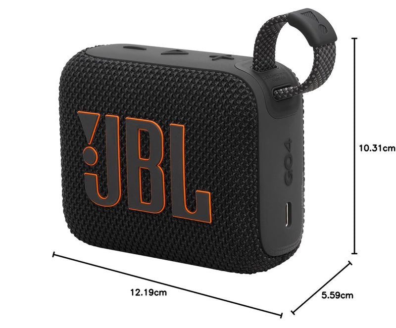 JBL Go 4, Wireless Ultra Portable Bluetooth Speaker (JBL-GO4   BLK)