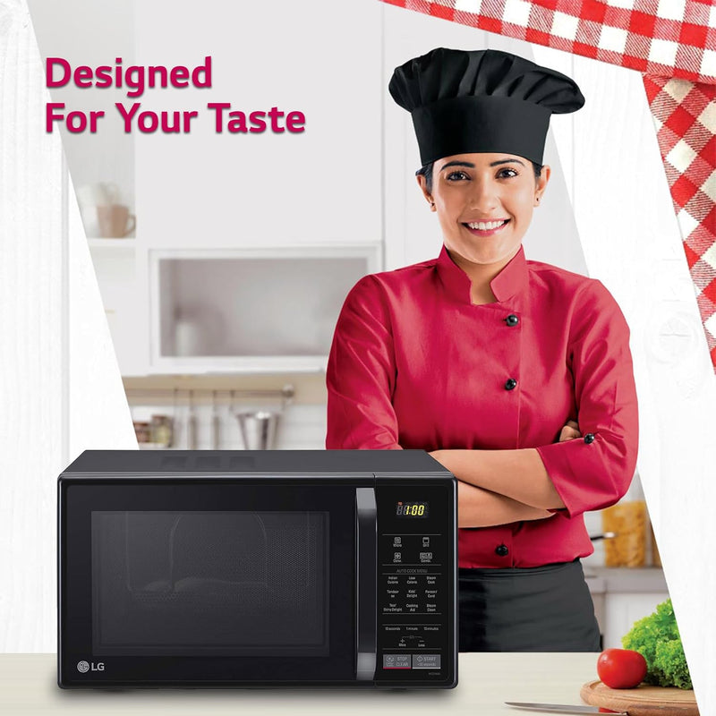 LG 21 L All In One Convection Microwave Oven (MC2146BL.DBKQILN)