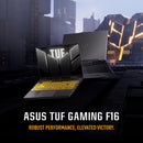 ASUS TUF Gaming F16, Gaming Laptop, Intel Core 5 Processor 205H, RTX 3050 GPU (8GB/512GB/40.64 cms (16) FHD+/W11H) FX607VJR-TU296W - Mecha Gray