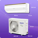 Voltas 1 Ton, 3 Star Split Air Conditioner (VOLTAS SAC 123INV VERTIS ELITE)
