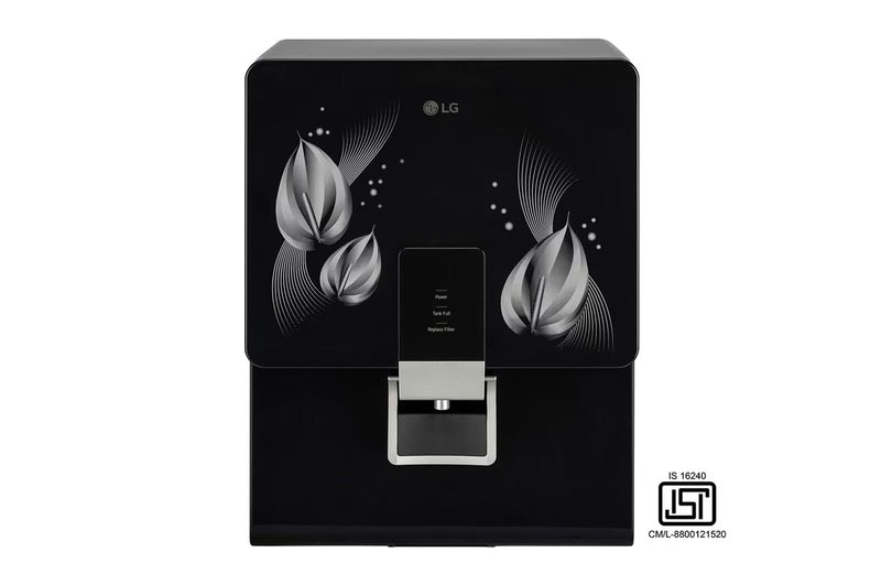 LG 8L RO+Mineral Booster Water Purifier with Steel Tank, Black (WW146RPLB.CBLQEIL)