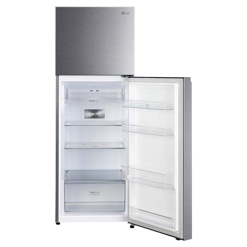 LG 322 L 2 Star Smart Inverter Frost-Free Double Door Refrigerator (GL-N342SDSY.ADSZEBN, Dazzle Steel, Express Freeze)