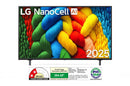 LG 189 cm (75) NanoCell TV (NANO83), α7 Gen8 AI Processor 4K, 60Hz Native Refresh Rate, 2025