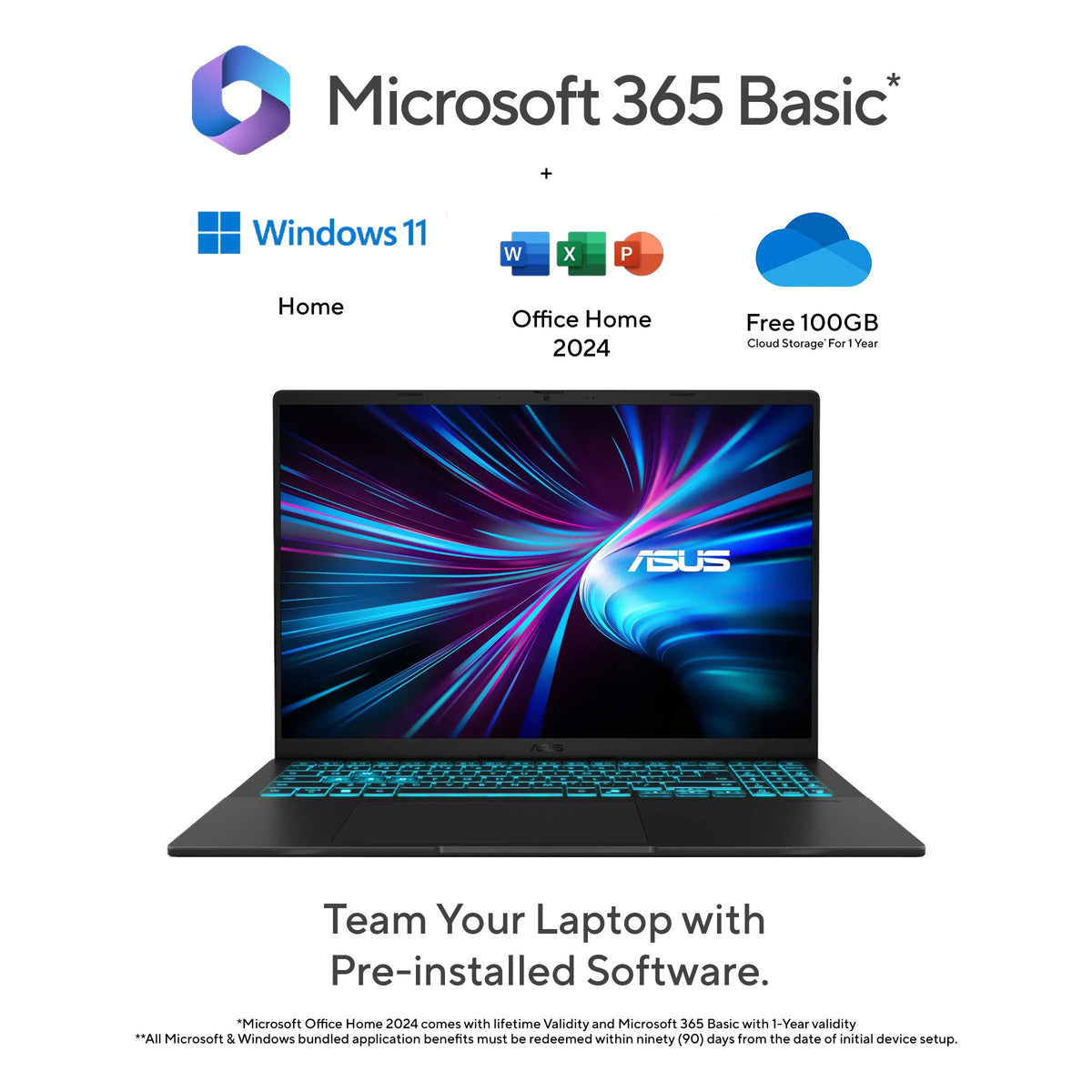ASUS Gaming V16, Gaming Laptop, Intel Core 5 210H (16GB/512GB/RTX 3050