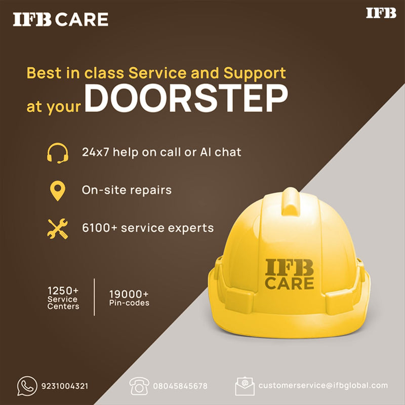 IFB Deep Clean | 9kg Front Load | Washing Machine with Power Steam