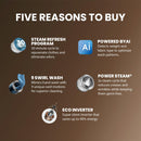 IFB Deep Clean | 9kg Front Load | Washing Machine with Power Steam