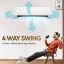 LG 3 Star (2.0) Split AC, AI Convertible 6-in-1 Cooling (AS-Q24ENXE.ANLG)