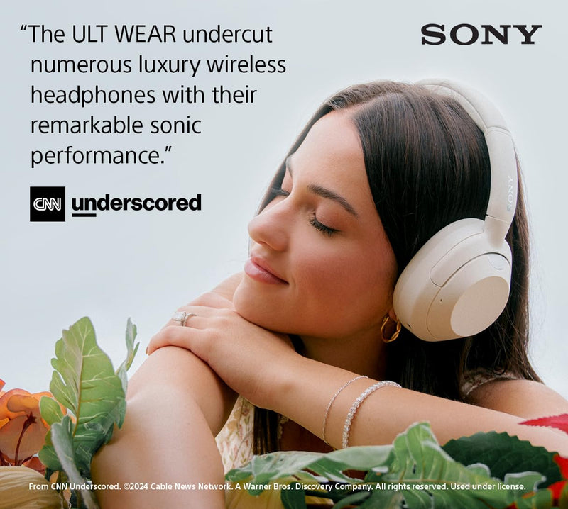 Sony ULT Wear Noise Cancellation Wireless Bluetooth Over Ear Headphones (DD-WHULT900N-BZIN)