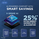 Carrier 1.5 Ton, 5 Star XCEED EDGE Gxi Split Inverter AC (19K XCEED EDGE GXI( Wi-Fi 2.0) ALPHA HJ 5 STAR