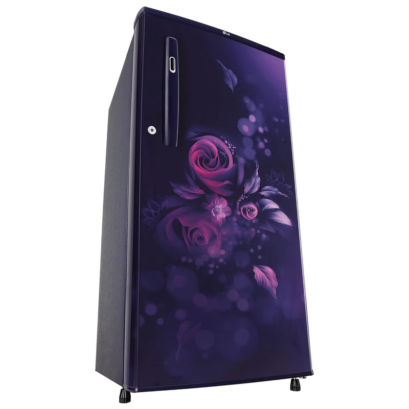 LG 185 L 3 Star Direct-Cool Single Door Refrigerator Appliance (GL-B199OBED.ABEZEBN, Blue Euphoria)