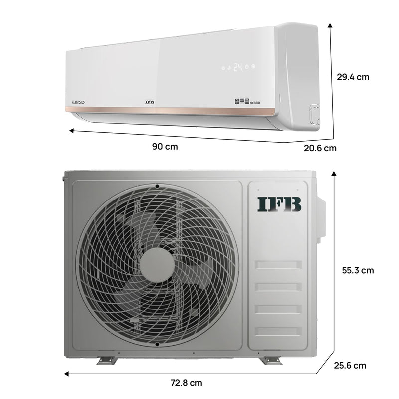 IFB Fastcool 1.5 Ton 3 Star Air Conditioner with Self Clean Technology | GN Pro-Series