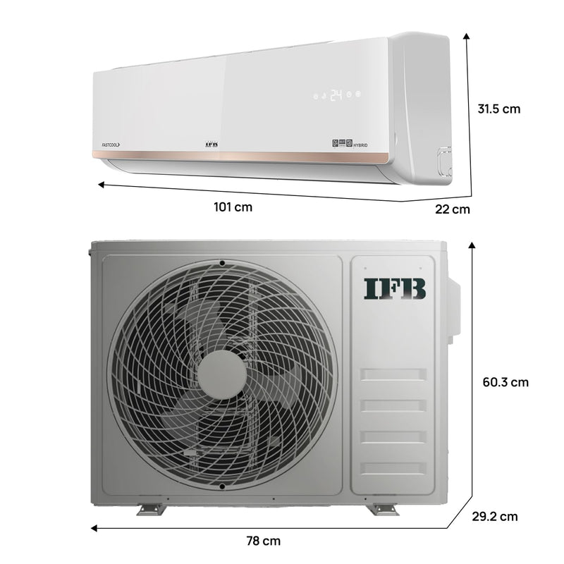 IFB Fastcool 1.5 Ton 5 Star Air Conditioner with Self Clean Technology | GN Pro-Series