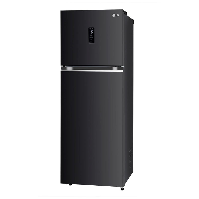 LG 343 L 3 Star Frost-Free Smart Inverter Compressor Wi-Fi Double Door Refrigerator (GL-T382TESX.AESZEBN, Ebony Steel, Convertible With Door Cooling+)