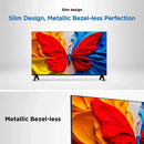 TCL 108 cm (43 inches) Metallic Bezel-Less FHD QLED TV (43S5K)