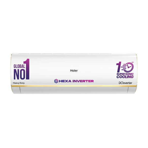 Haier 1 Ton 5 Star HEXA Inverter Split AC (HS-HU14K-PYSG5BN-INV)