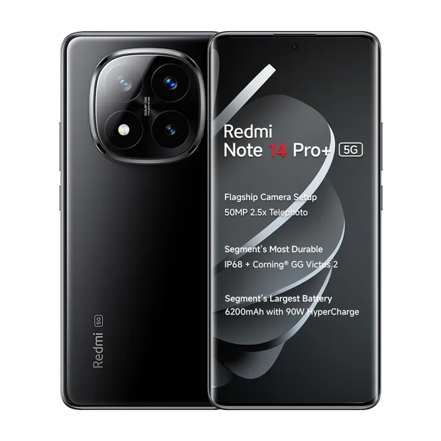 Redmi Note 14 Pro+ 5G 12GB + 512GB (Titan Black)