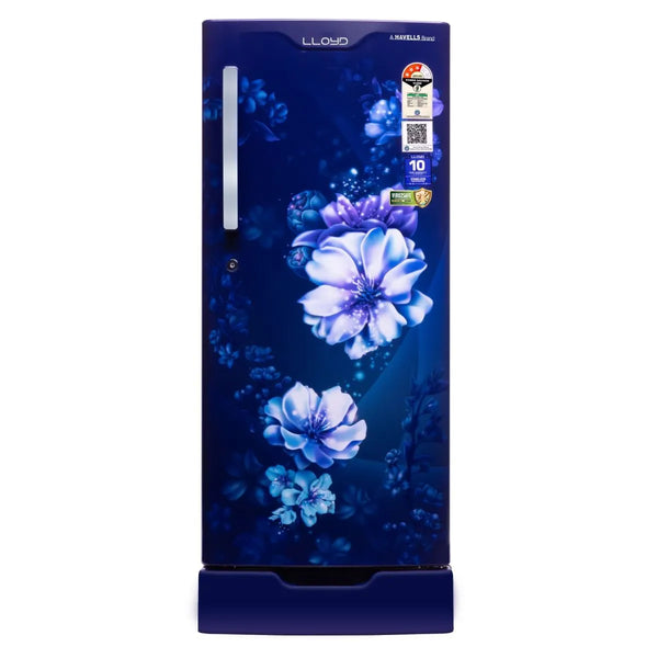Lloyd 188 L 5 Star Direct Cool Refrigerator, Cherry Blossom Blue (GLDF