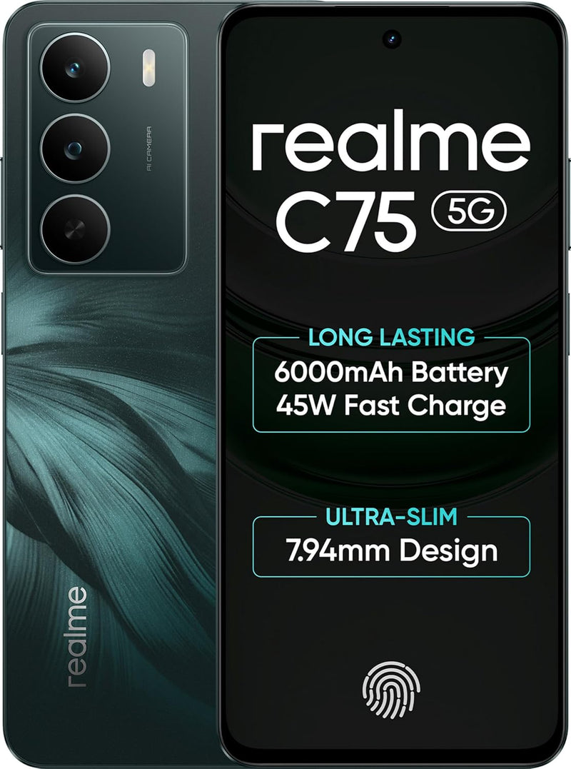 Realme C75 5G | 6GB+128GB | Midnight Lily