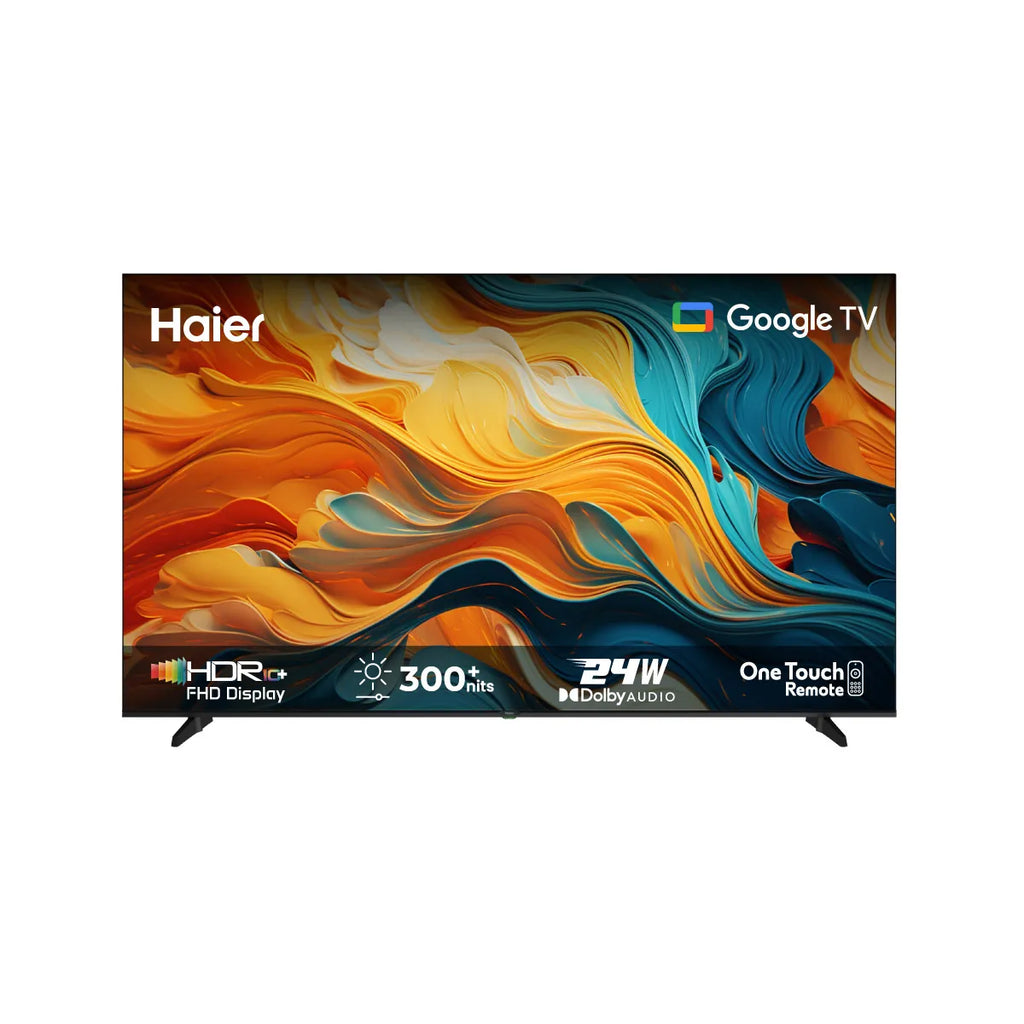 Haier 108 cm (43 Inches) FHD Google TV (H43K85FFX) Haier 108 cm (43 Inches) FHD Google TV (H43K85FFX)