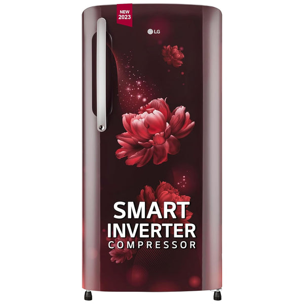 LG 201 L 4 Star Inverter Direct-Cool Single Door Refrigerator Appliance (GL-B211HSCY.ASCZEBN)