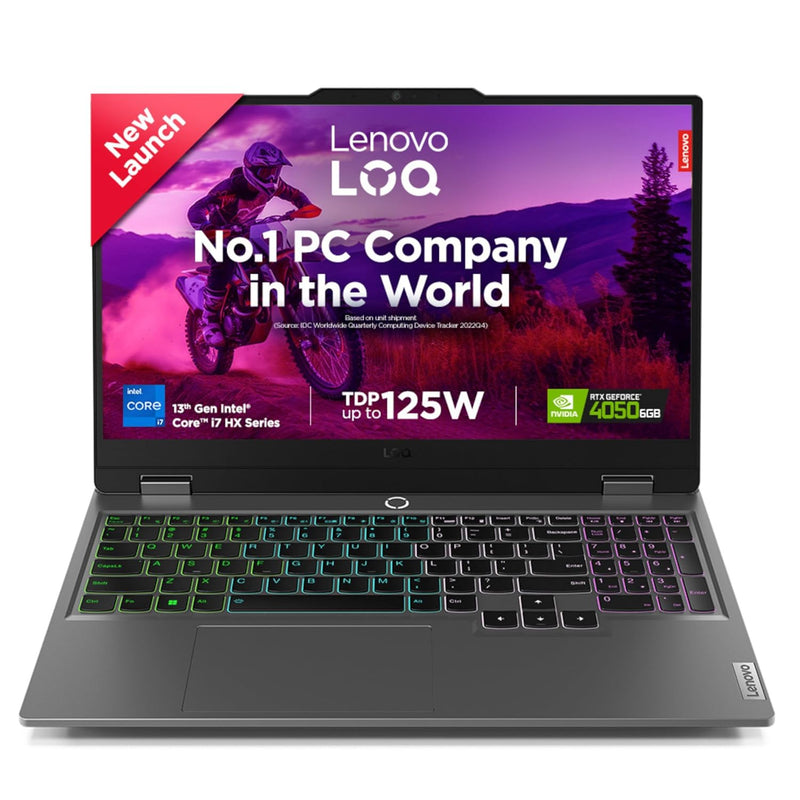 Lenovo LOQ 2024 13th Gen | Intel Core i7-13650HX 15.6" (39.6cm) |144Hz 300Nits FHD |Gaming Laptop | NVIDIA® GeForce RTX™ 4060 | 24GB RAM+512GB SSD