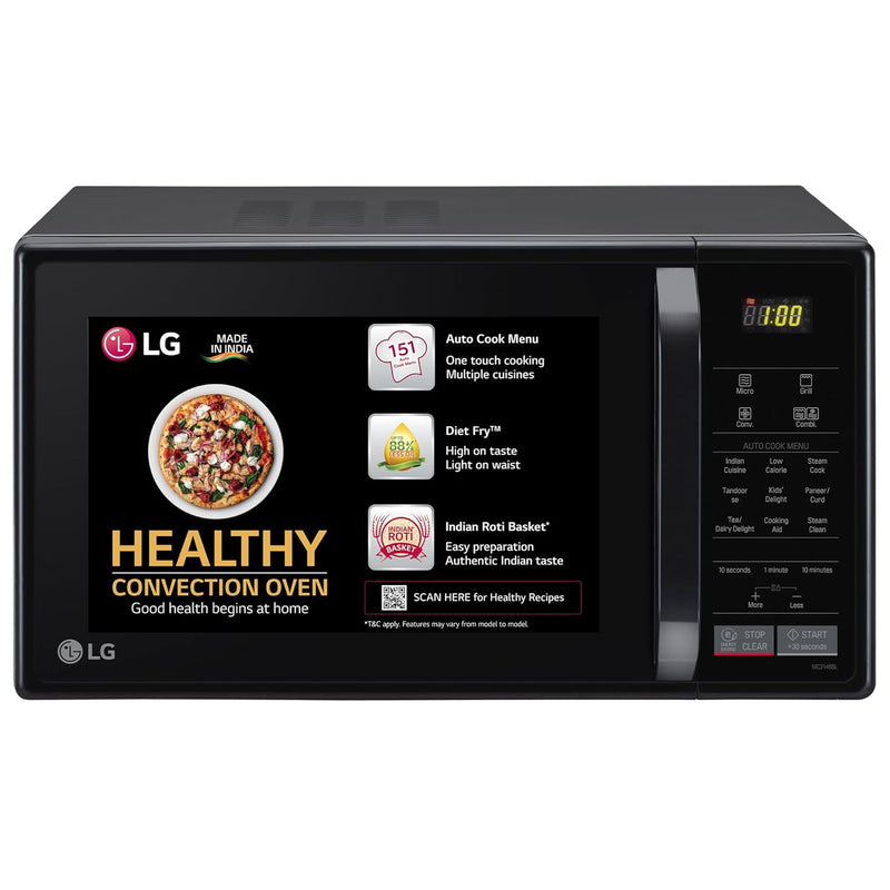 LG 21 L All In One Convection Microwave Oven (MC2146BL.DBKQILN)