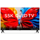 TCL 108 cm (43 inches) Metallic Bezel-Less FHD QLED TV (43S5K)