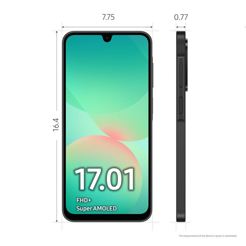 Samsung Galaxy A26 5G | 8GB+256GB | Black